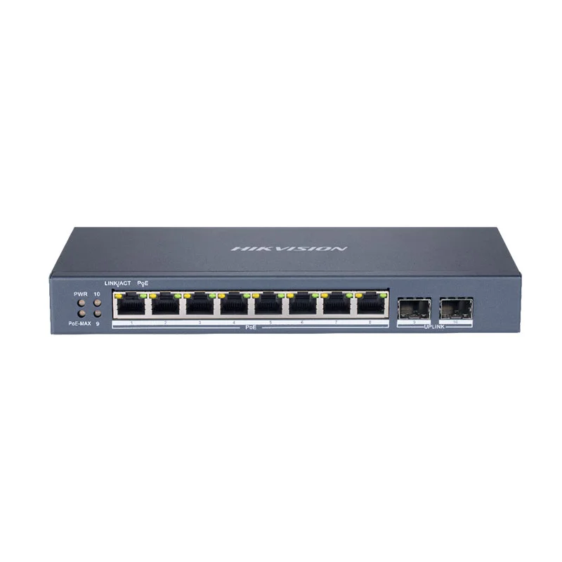 SMART SWITCH ADMINIS 8 POE ALL 1000M (1G) + 2 UP FIBRA OPTICA GIGABITE - VLAN - PROYECTOS